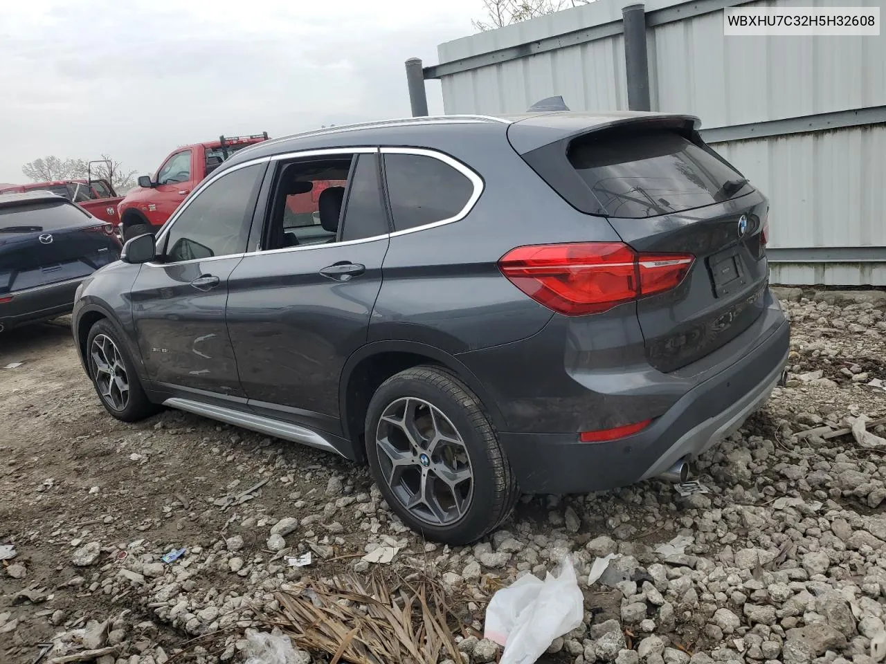 2017 BMW X1 Sdrive28I VIN: WBXHU7C32H5H32608 Lot: 76514354