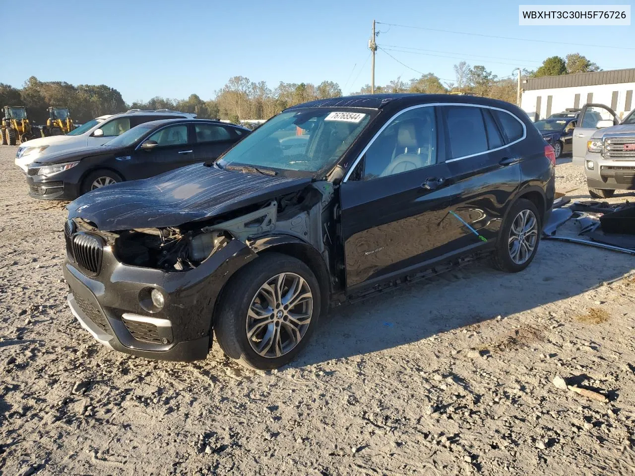 2017 BMW X1 xDrive28I VIN: WBXHT3C30H5F76726 Lot: 76765544