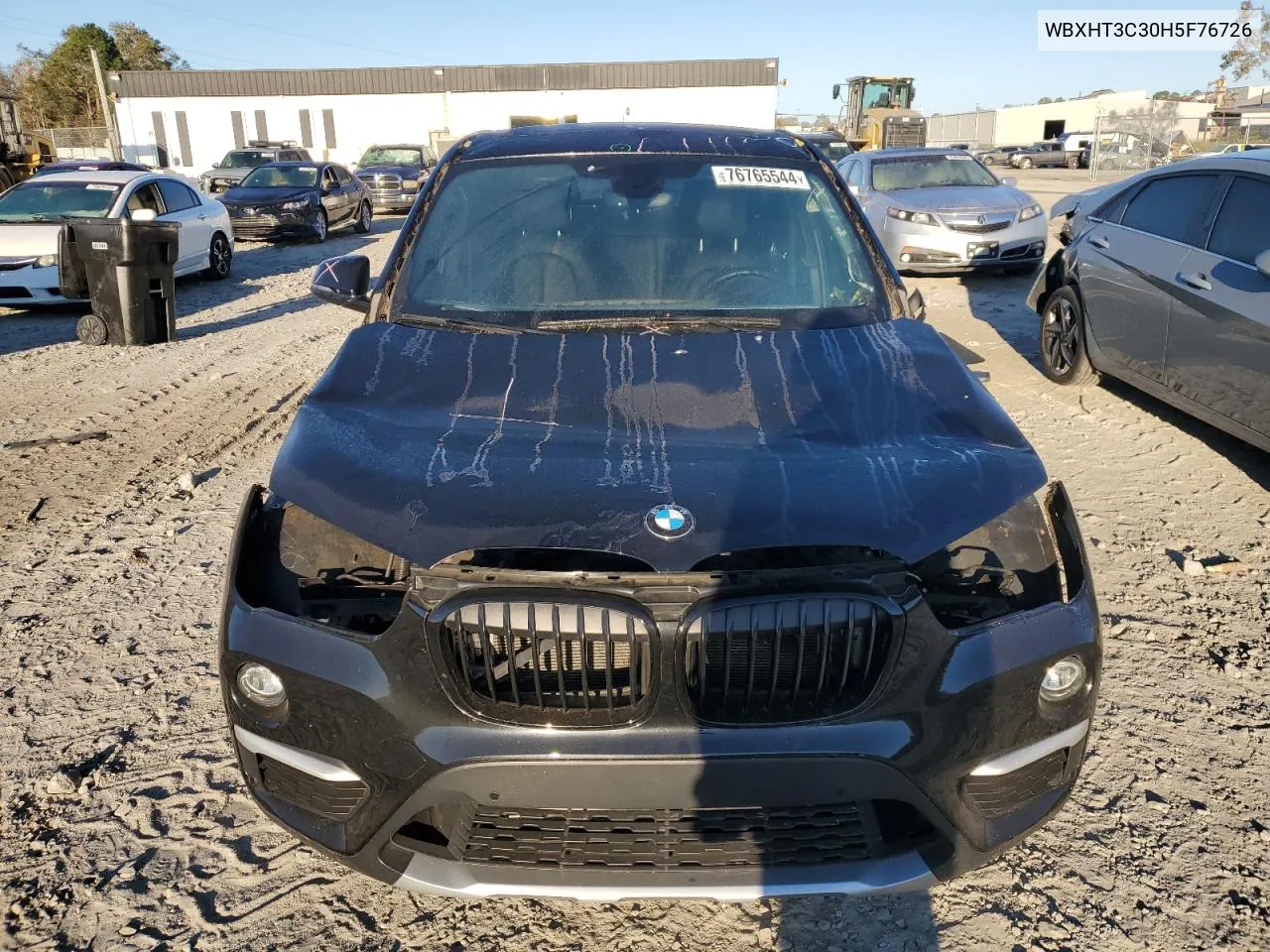 2017 BMW X1 xDrive28I VIN: WBXHT3C30H5F76726 Lot: 76765544