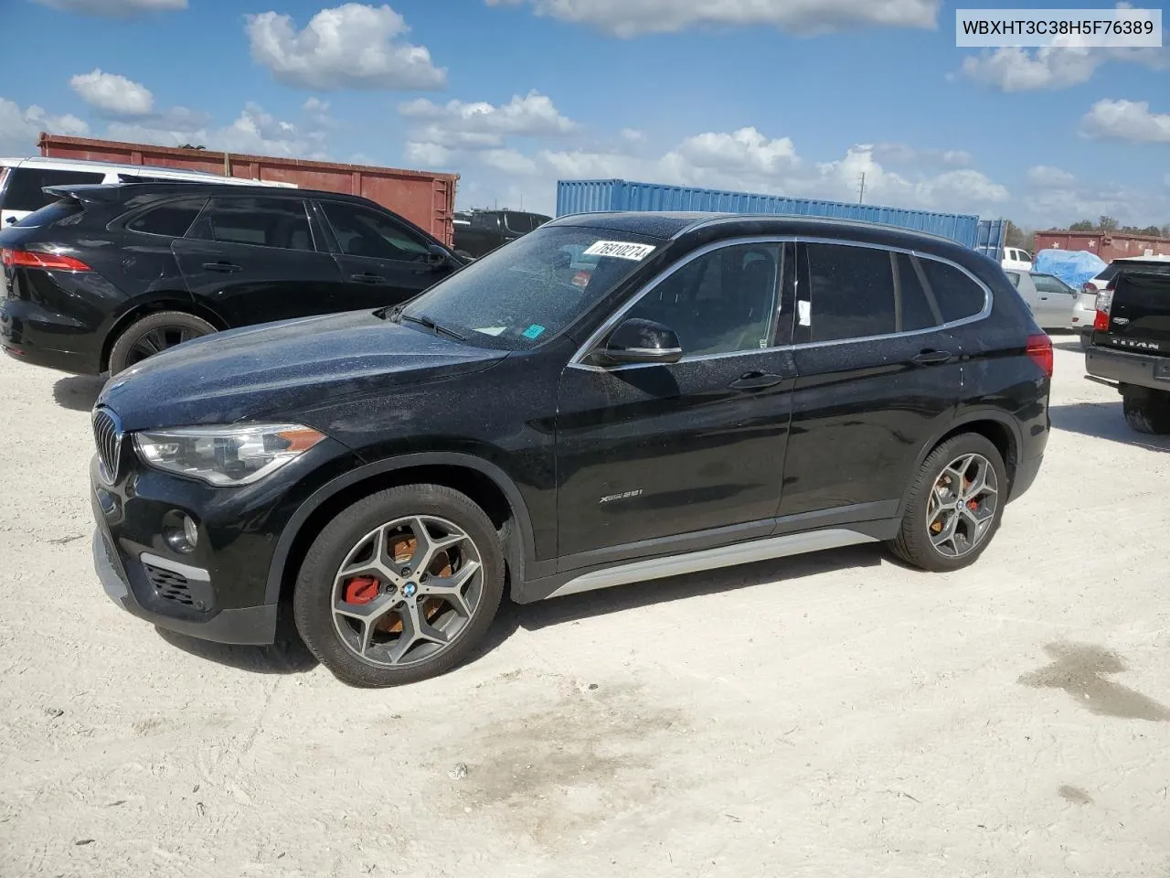 2017 BMW X1 xDrive28I VIN: WBXHT3C38H5F76389 Lot: 76910274