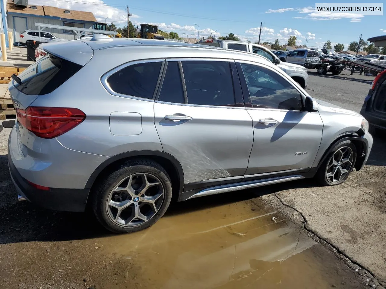 2017 BMW X1 Sdrive28I VIN: WBXHU7C38H5H37344 Lot: 78176044