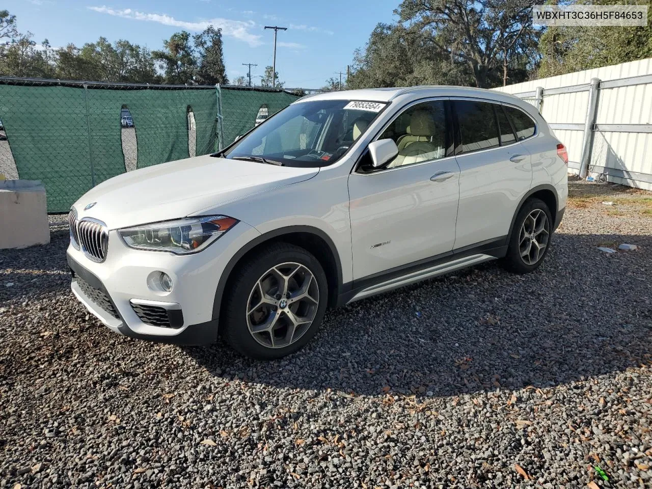 2017 BMW X1 xDrive28I VIN: WBXHT3C36H5F84653 Lot: 79853564