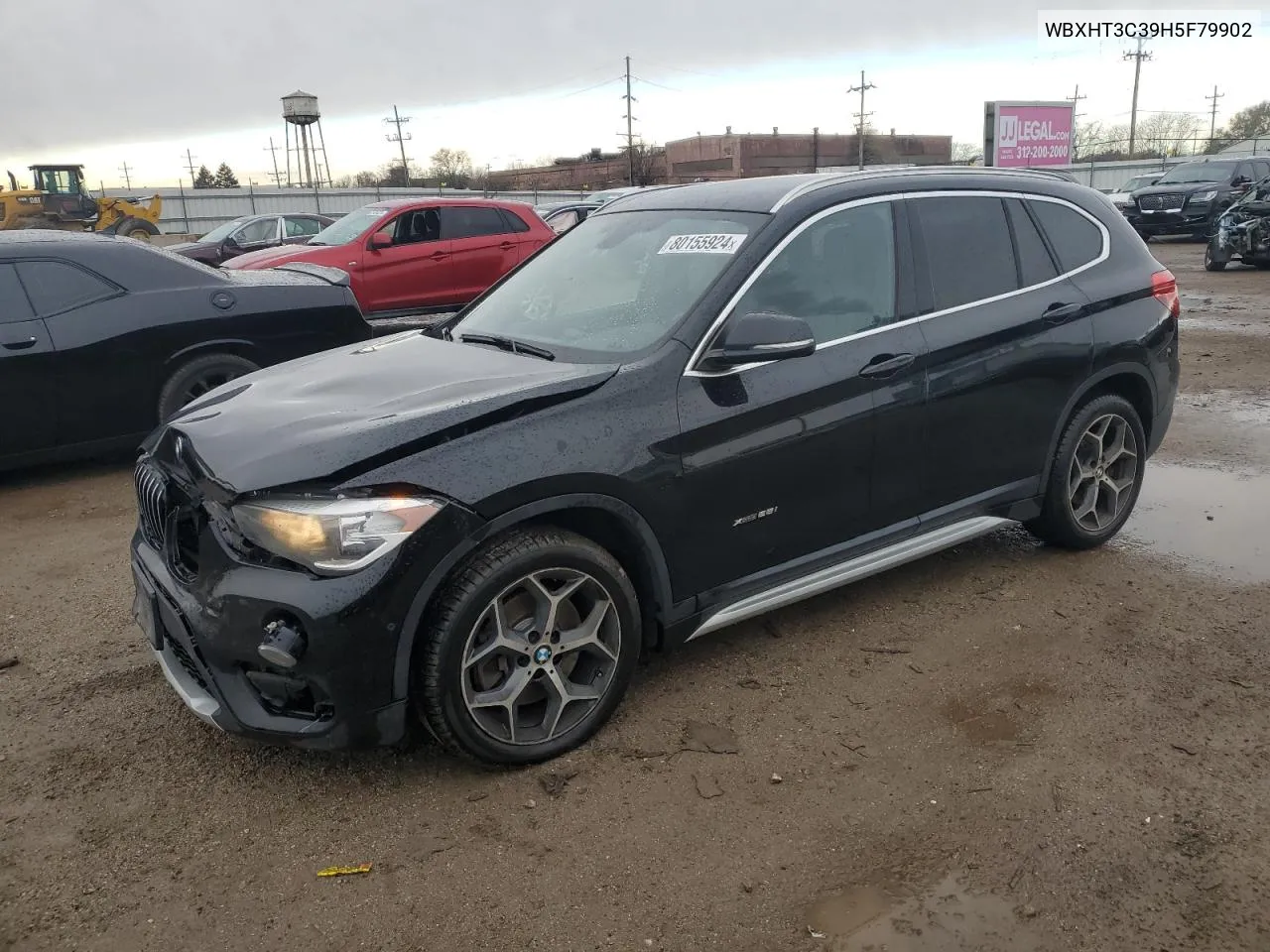 2017 BMW X1 xDrive28I VIN: WBXHT3C39H5F79902 Lot: 80155924