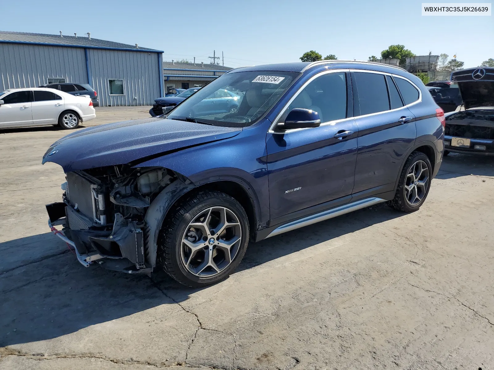 2018 BMW X1 xDrive28I VIN: WBXHT3C35J5K26639 Lot: 63626154