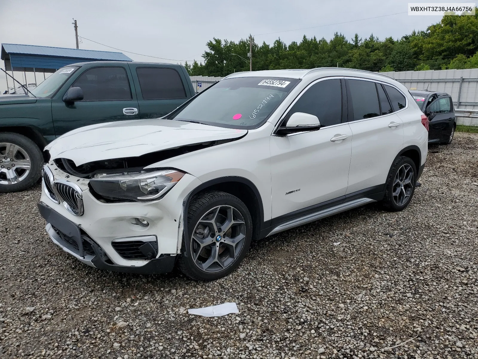 2018 BMW X1 xDrive28I VIN: WBXHT3Z38J4A66756 Lot: 64552794