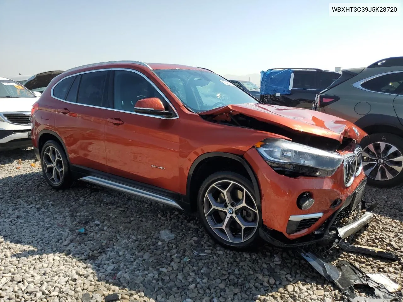 2018 BMW X1 xDrive28I VIN: WBXHT3C39J5K28720 Lot: 65439404