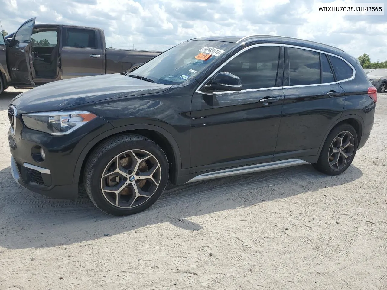 2018 BMW X1 Sdrive28I VIN: WBXHU7C38J3H43565 Lot: 66605414