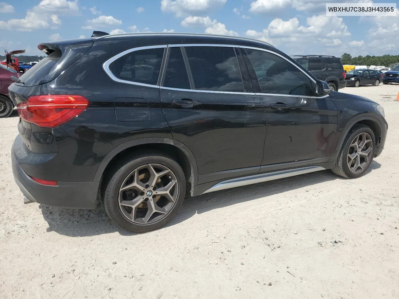 2018 BMW X1 Sdrive28I VIN: WBXHU7C38J3H43565 Lot: 66605414