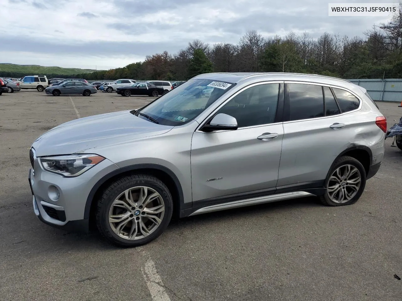 2018 BMW X1 xDrive28I VIN: WBXHT3C31J5F90415 Lot: 68306094