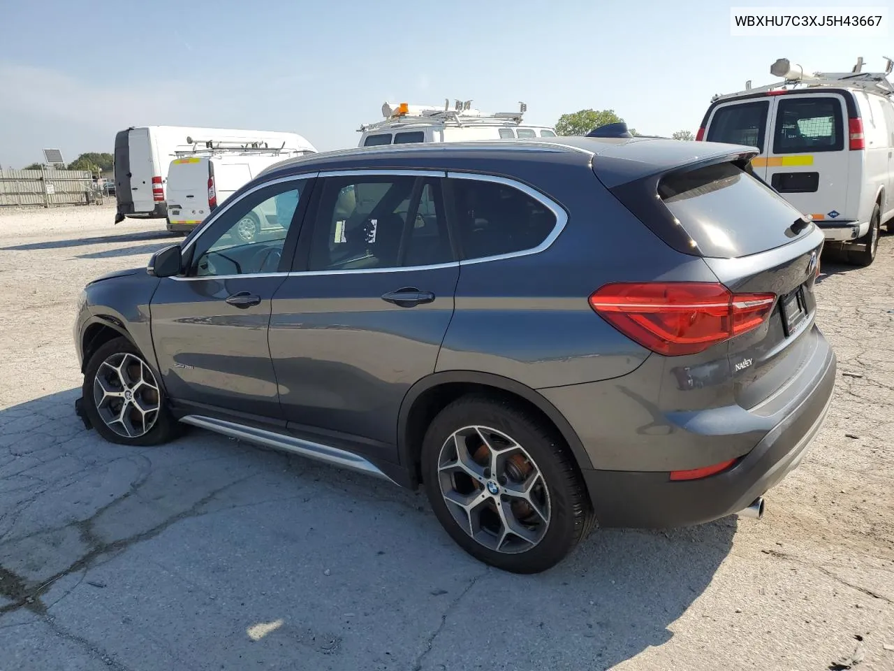 2018 BMW X1 Sdrive28I VIN: WBXHU7C3XJ5H43667 Lot: 68874974