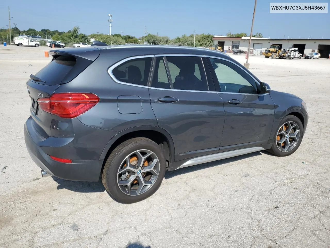 2018 BMW X1 Sdrive28I VIN: WBXHU7C3XJ5H43667 Lot: 68874974