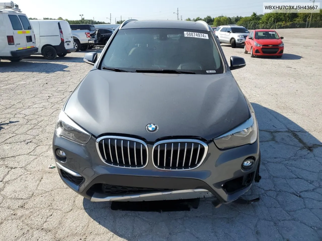 2018 BMW X1 Sdrive28I VIN: WBXHU7C3XJ5H43667 Lot: 68874974