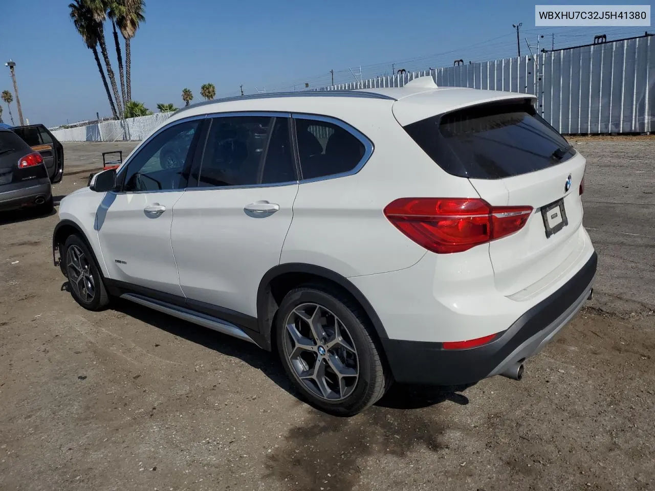 2018 BMW X1 Sdrive28I VIN: WBXHU7C32J5H41380 Lot: 69865384