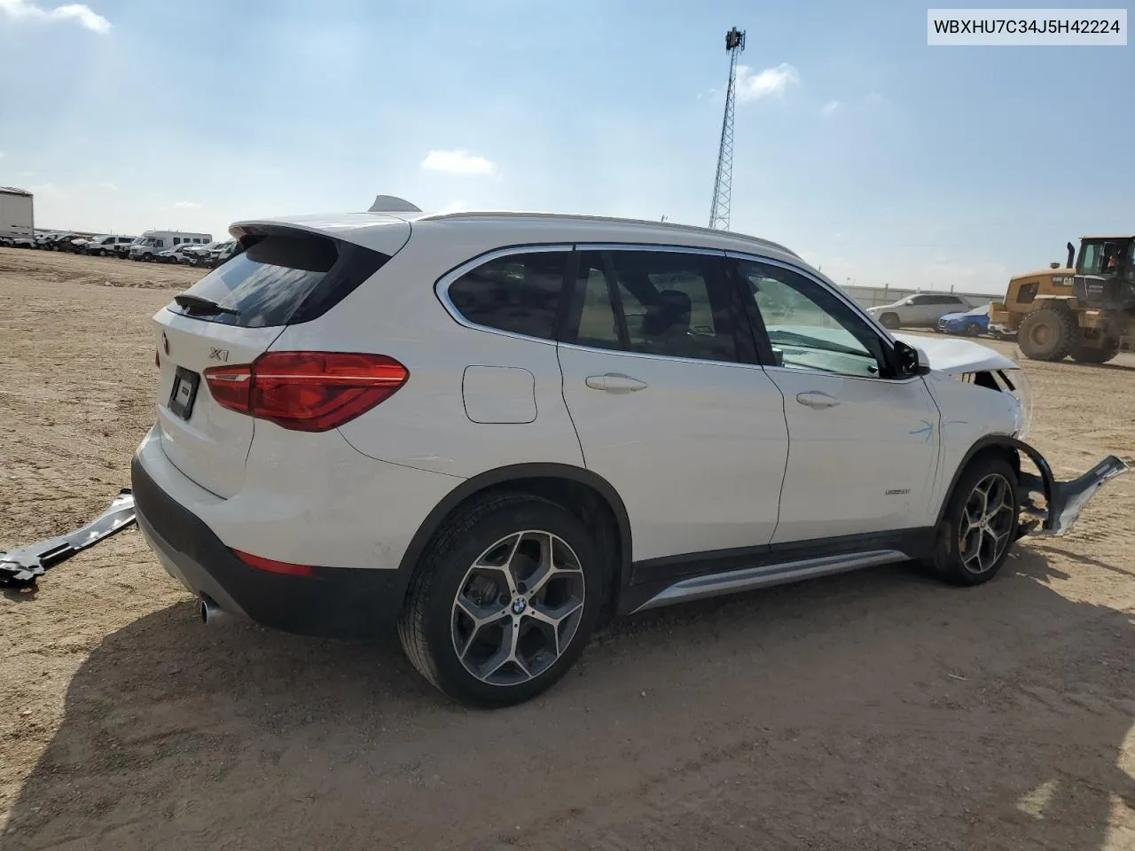 2018 BMW X1 Sdrive28I VIN: WBXHU7C34J5H42224 Lot: 69954374