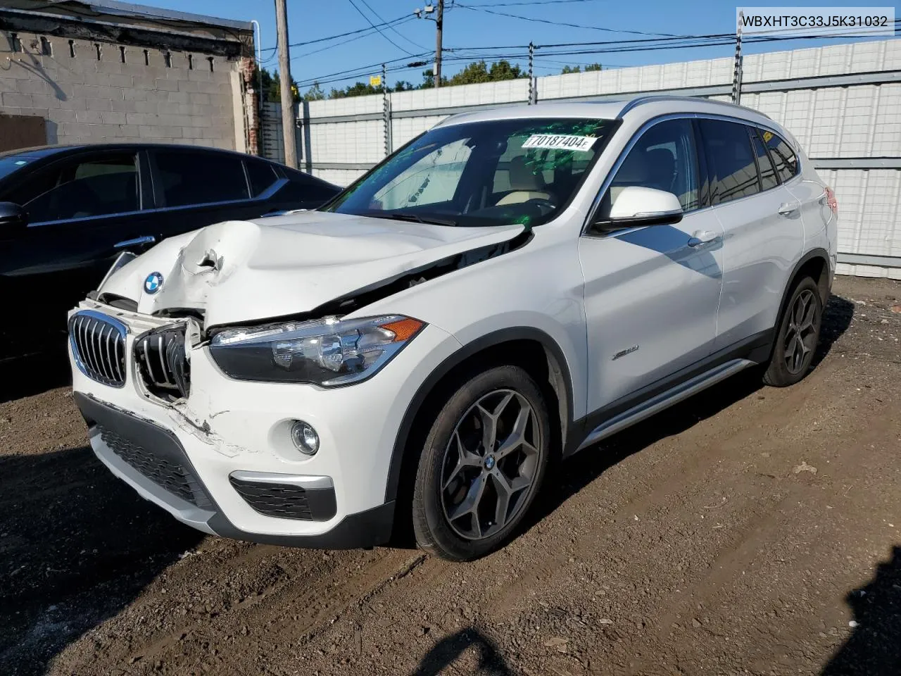 2018 BMW X1 xDrive28I VIN: WBXHT3C33J5K31032 Lot: 70187404