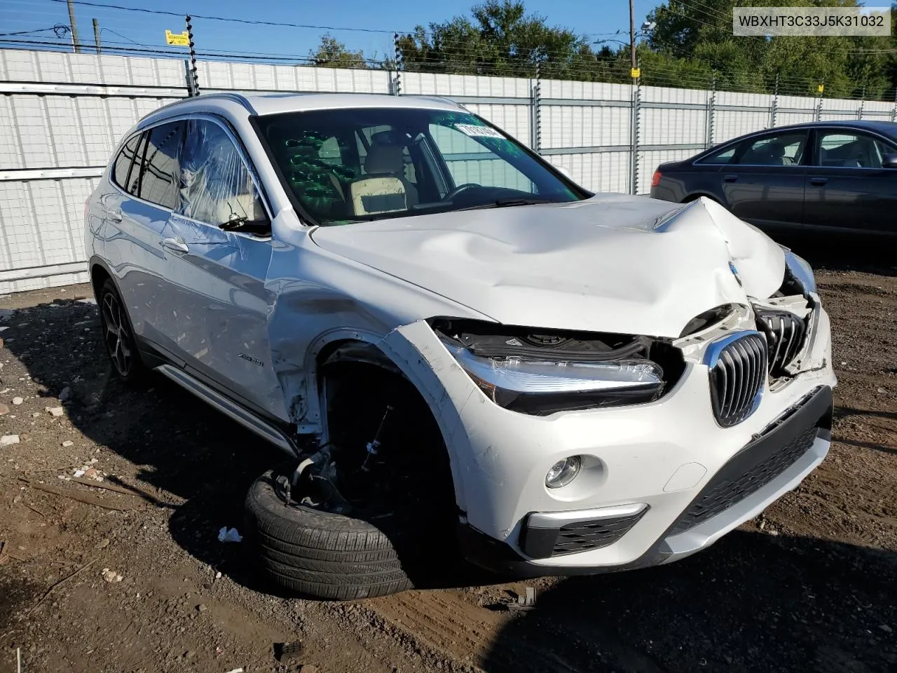 2018 BMW X1 xDrive28I VIN: WBXHT3C33J5K31032 Lot: 70187404