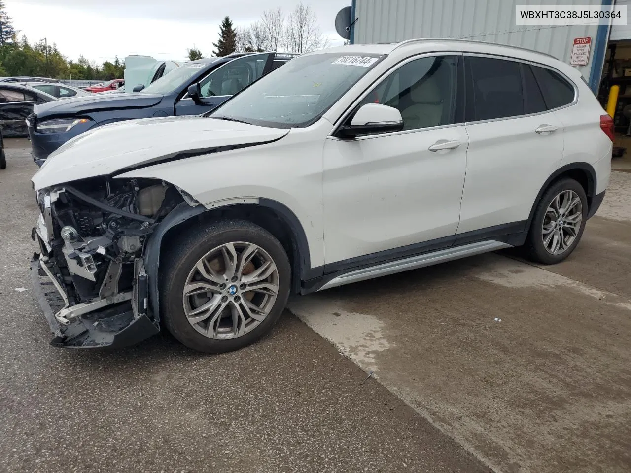 2018 BMW X1 xDrive28I VIN: WBXHT3C38J5L30364 Lot: 70216744