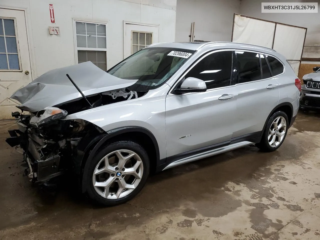 2018 BMW X1 xDrive28I VIN: WBXHT3C31J5L26799 Lot: 70286004