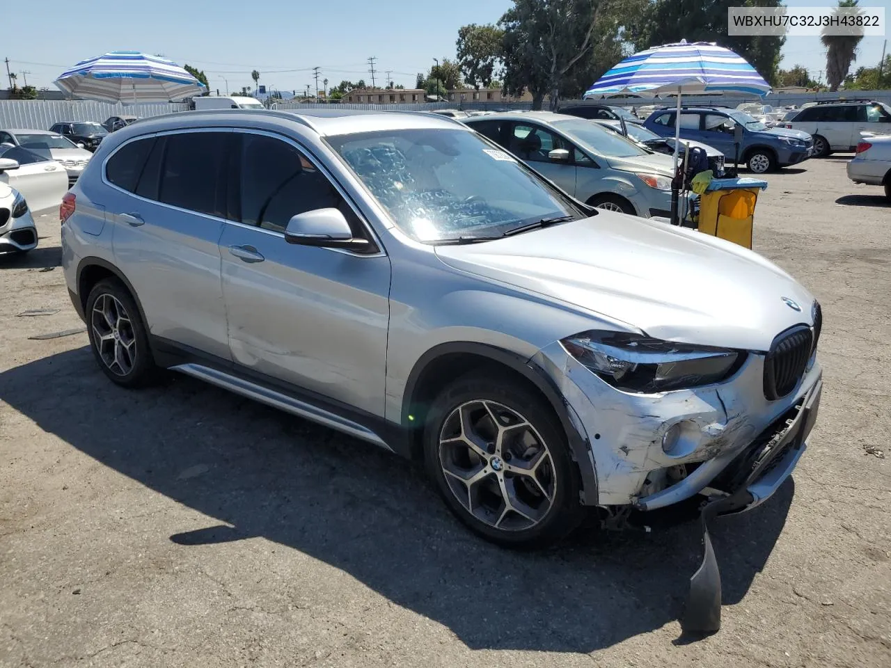 WBXHU7C32J3H43822 2018 BMW X1 Sdrive28I