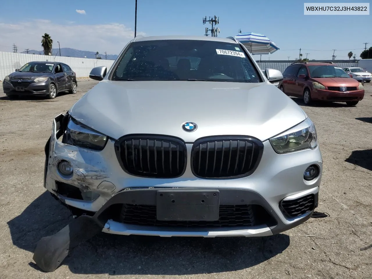 WBXHU7C32J3H43822 2018 BMW X1 Sdrive28I