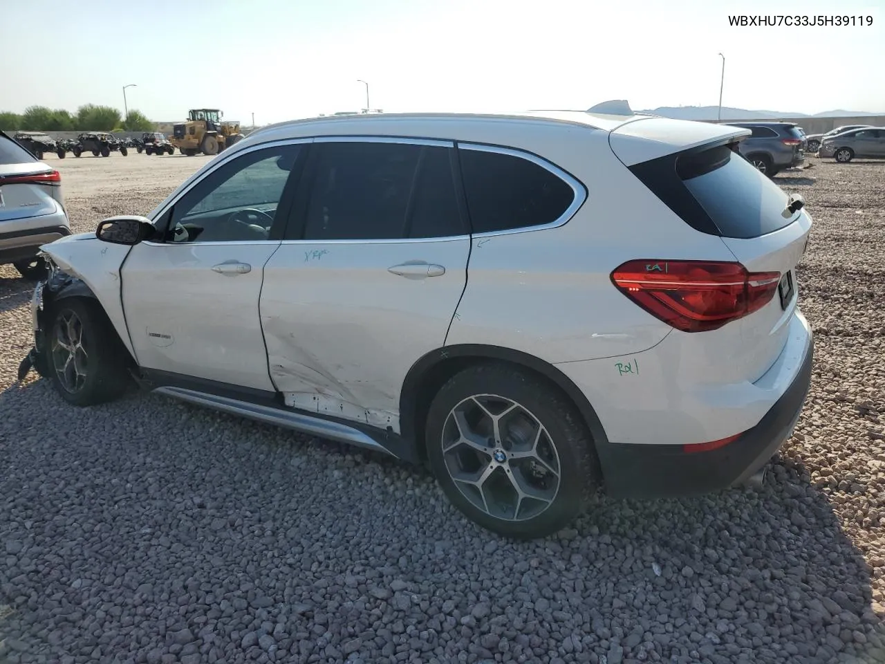 2018 BMW X1 Sdrive28I VIN: WBXHU7C33J5H39119 Lot: 71126354