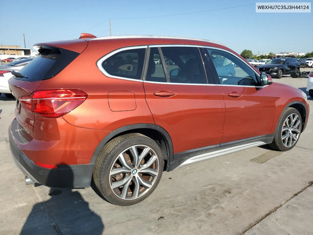 2018 BMW X1 Sdrive28I VIN: WBXHU7C35J3H44124 Lot: 71574064