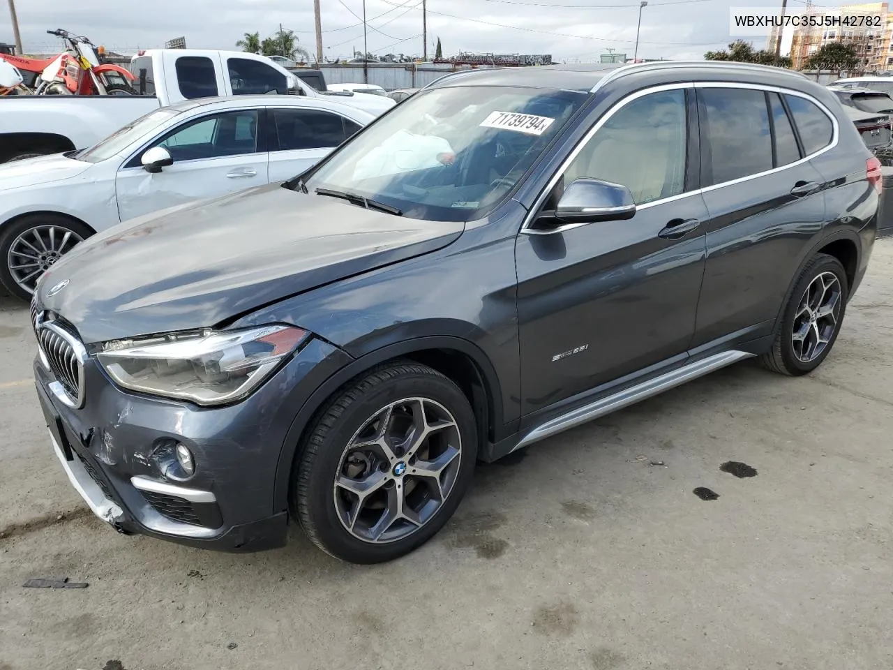 2018 BMW X1 Sdrive28I VIN: WBXHU7C35J5H42782 Lot: 71739794