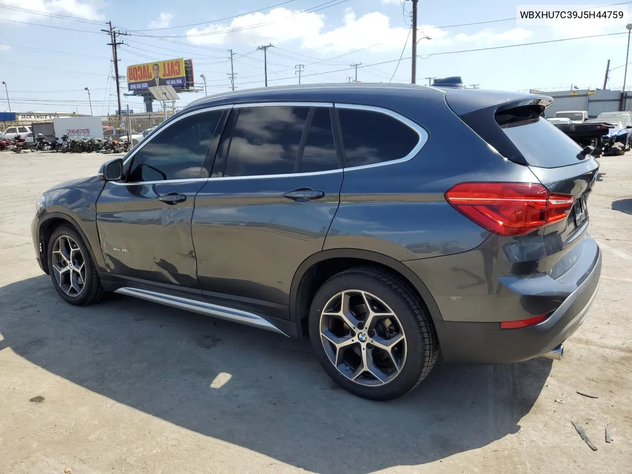 2018 BMW X1 Sdrive28I VIN: WBXHU7C39J5H44759 Lot: 71780734