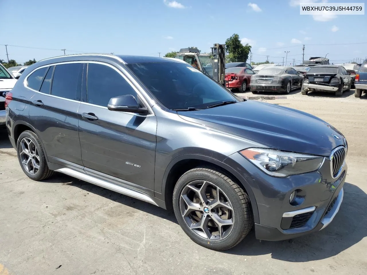 2018 BMW X1 Sdrive28I VIN: WBXHU7C39J5H44759 Lot: 71780734