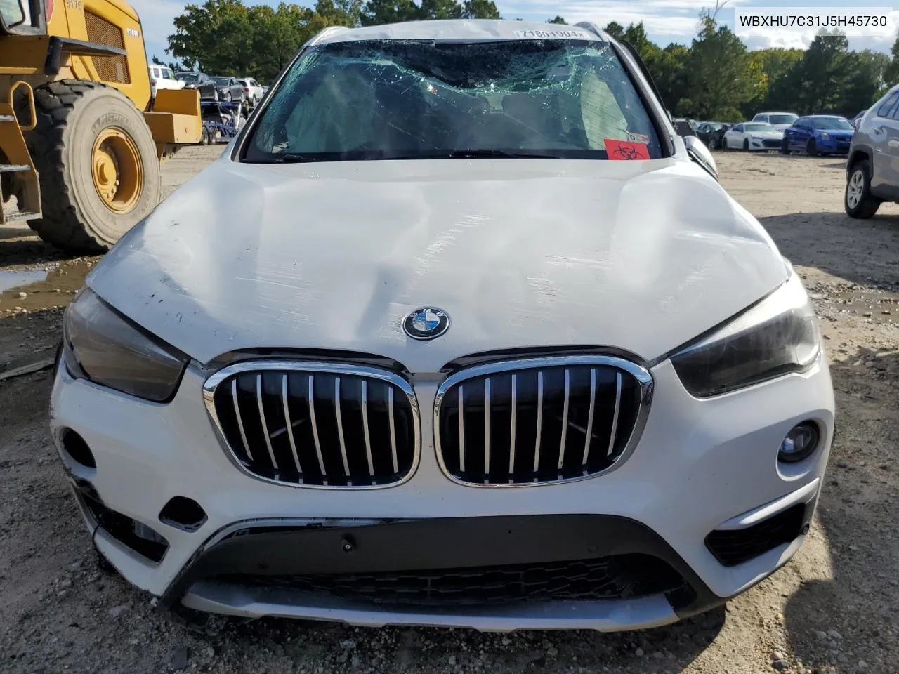 2018 BMW X1 Sdrive28I VIN: WBXHU7C31J5H45730 Lot: 71801904