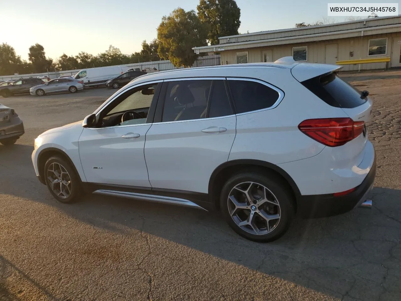 2018 BMW X1 Sdrive28I VIN: WBXHU7C34J5H45768 Lot: 72072954