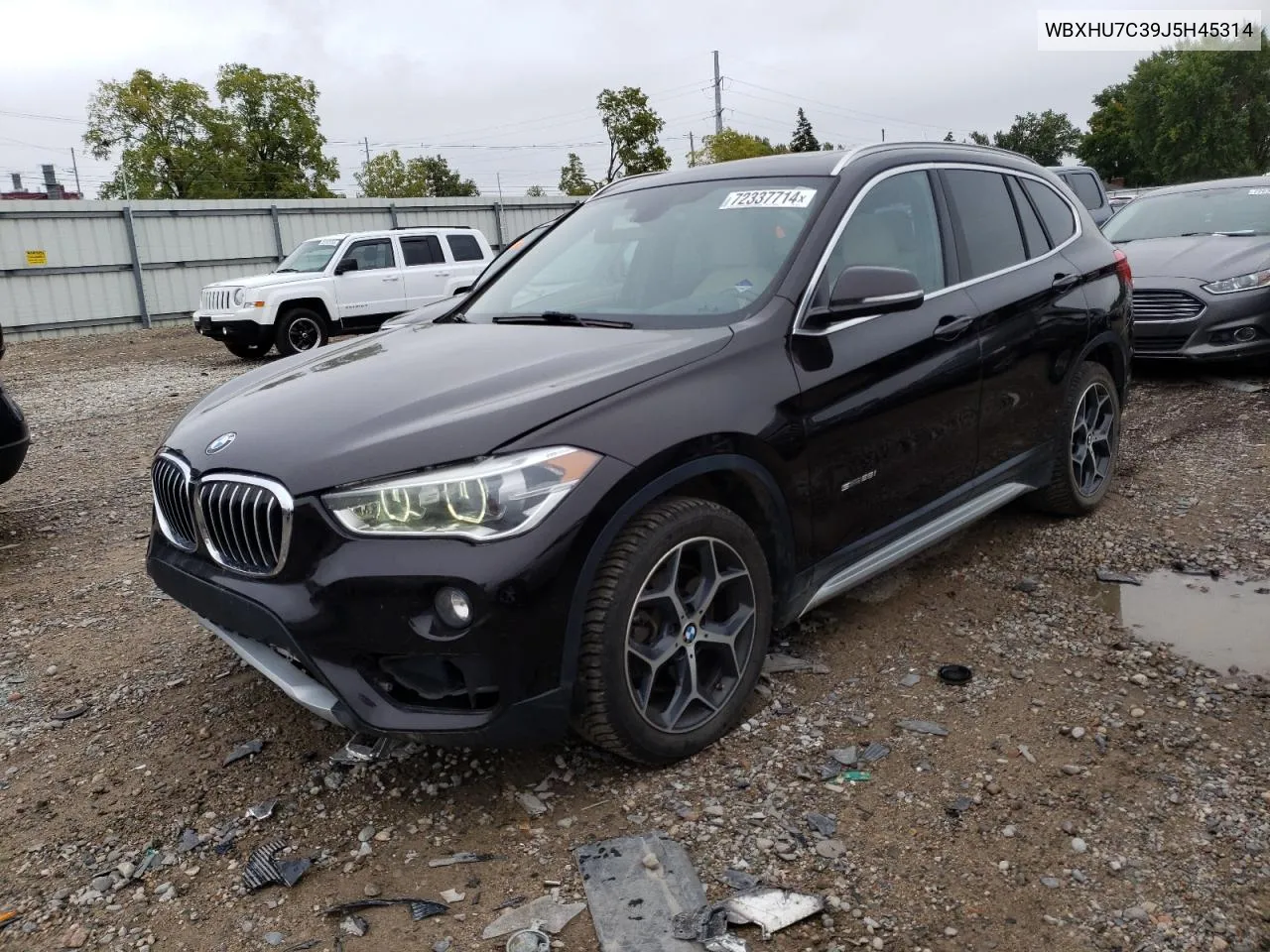 2018 BMW X1 Sdrive28I VIN: WBXHU7C39J5H45314 Lot: 72337714