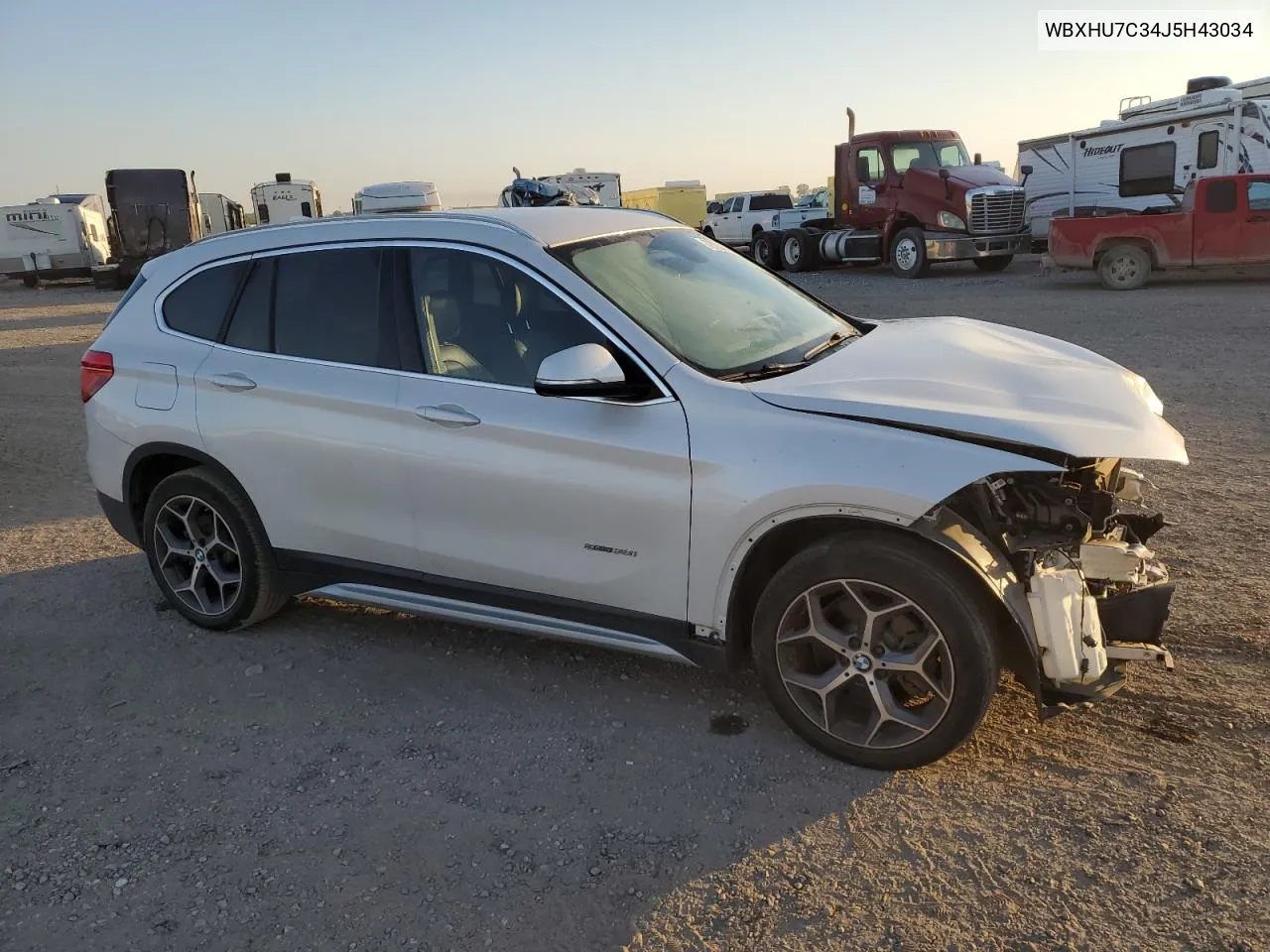 2018 BMW X1 Sdrive28I VIN: WBXHU7C34J5H43034 Lot: 72360824