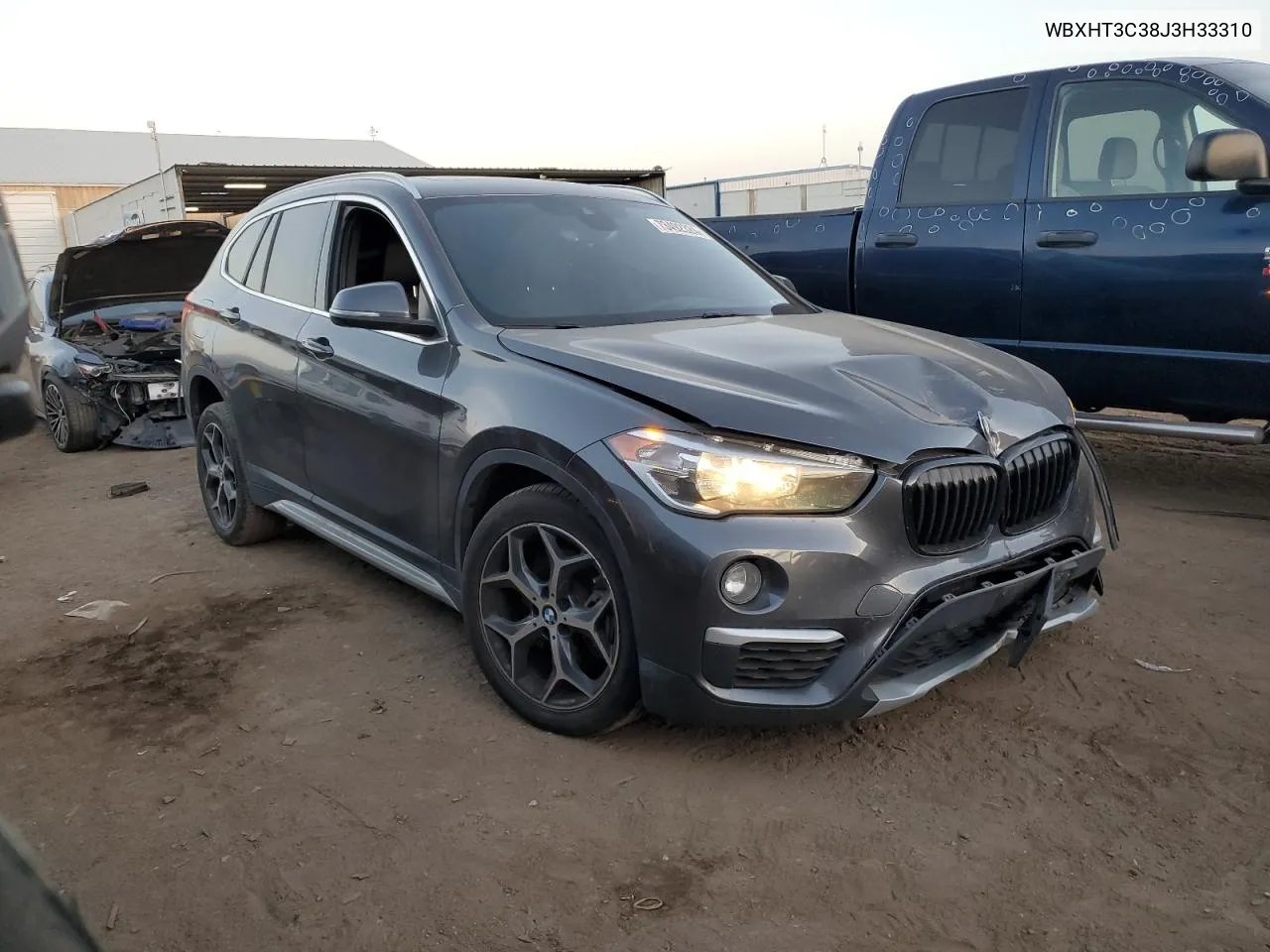 2018 BMW X1 xDrive28I VIN: WBXHT3C38J3H33310 Lot: 73492324