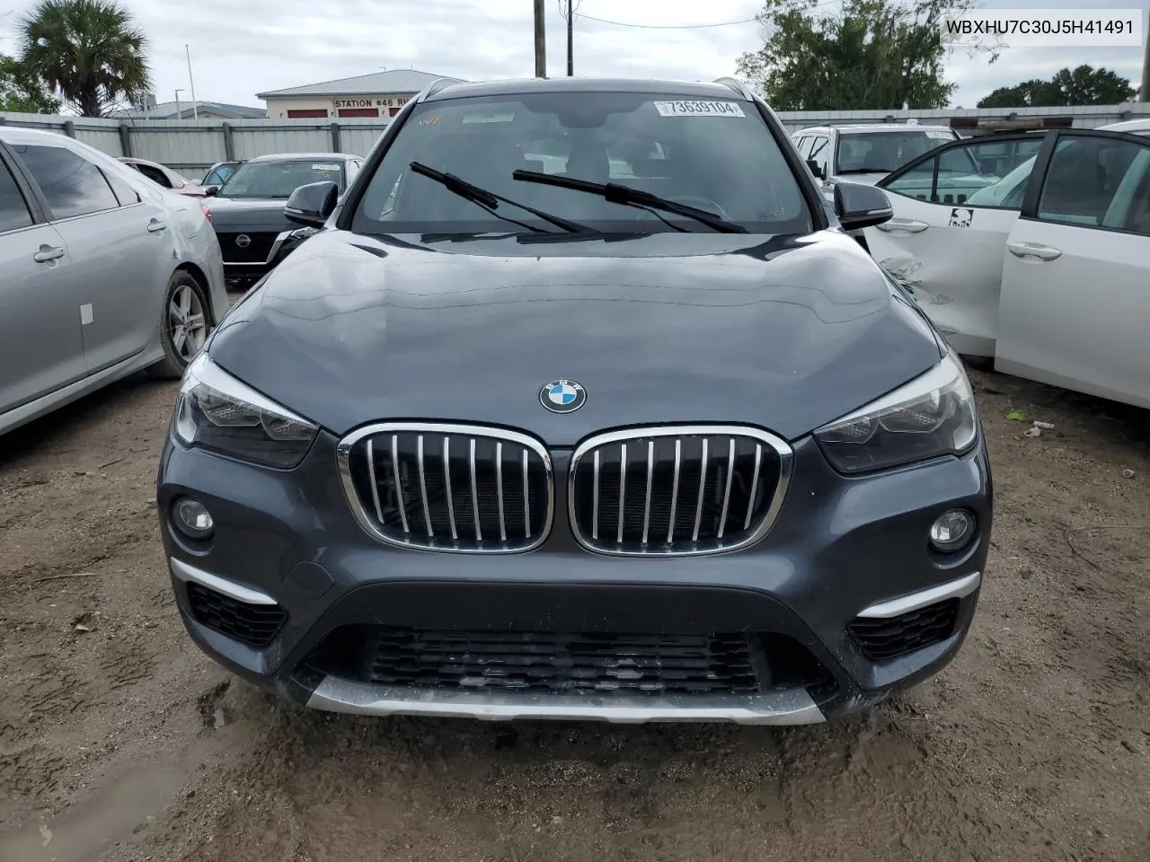 2018 BMW X1 Sdrive28I VIN: WBXHU7C30J5H41491 Lot: 73639104