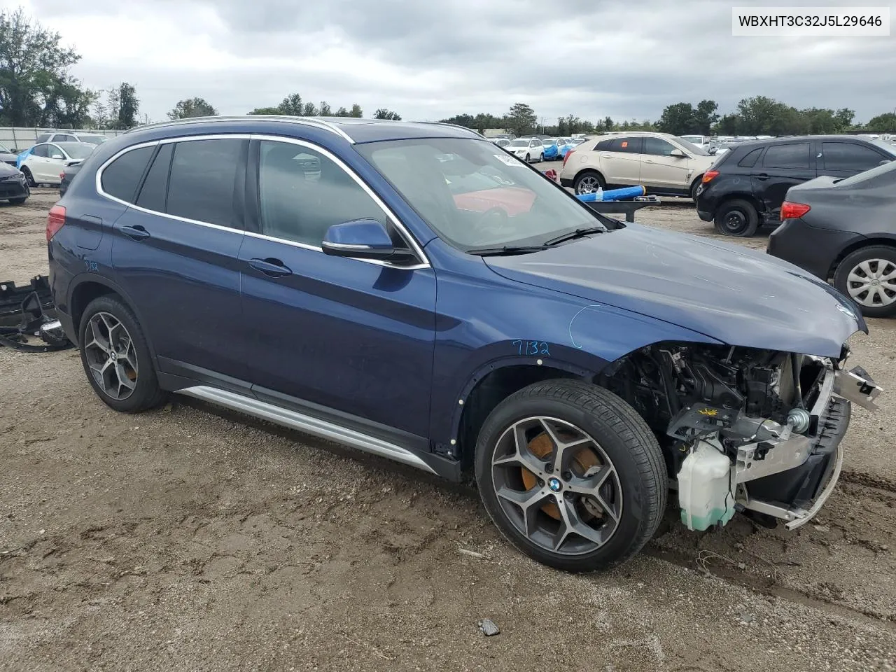 2018 BMW X1 xDrive28I VIN: WBXHT3C32J5L29646 Lot: 74950154