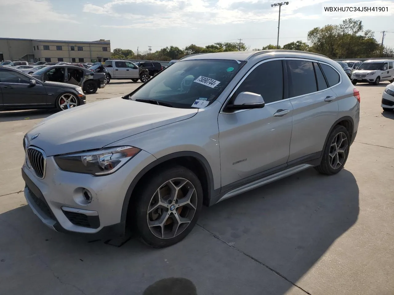 2018 BMW X1 Sdrive28I VIN: WBXHU7C34J5H41901 Lot: 75890744