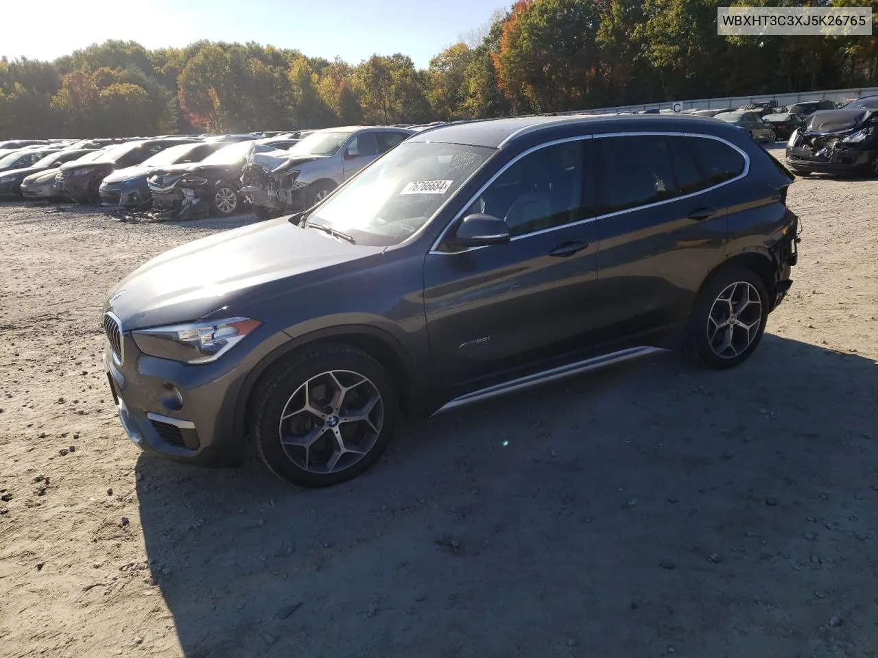 2018 BMW X1 xDrive28I VIN: WBXHT3C3XJ5K26765 Lot: 76766684