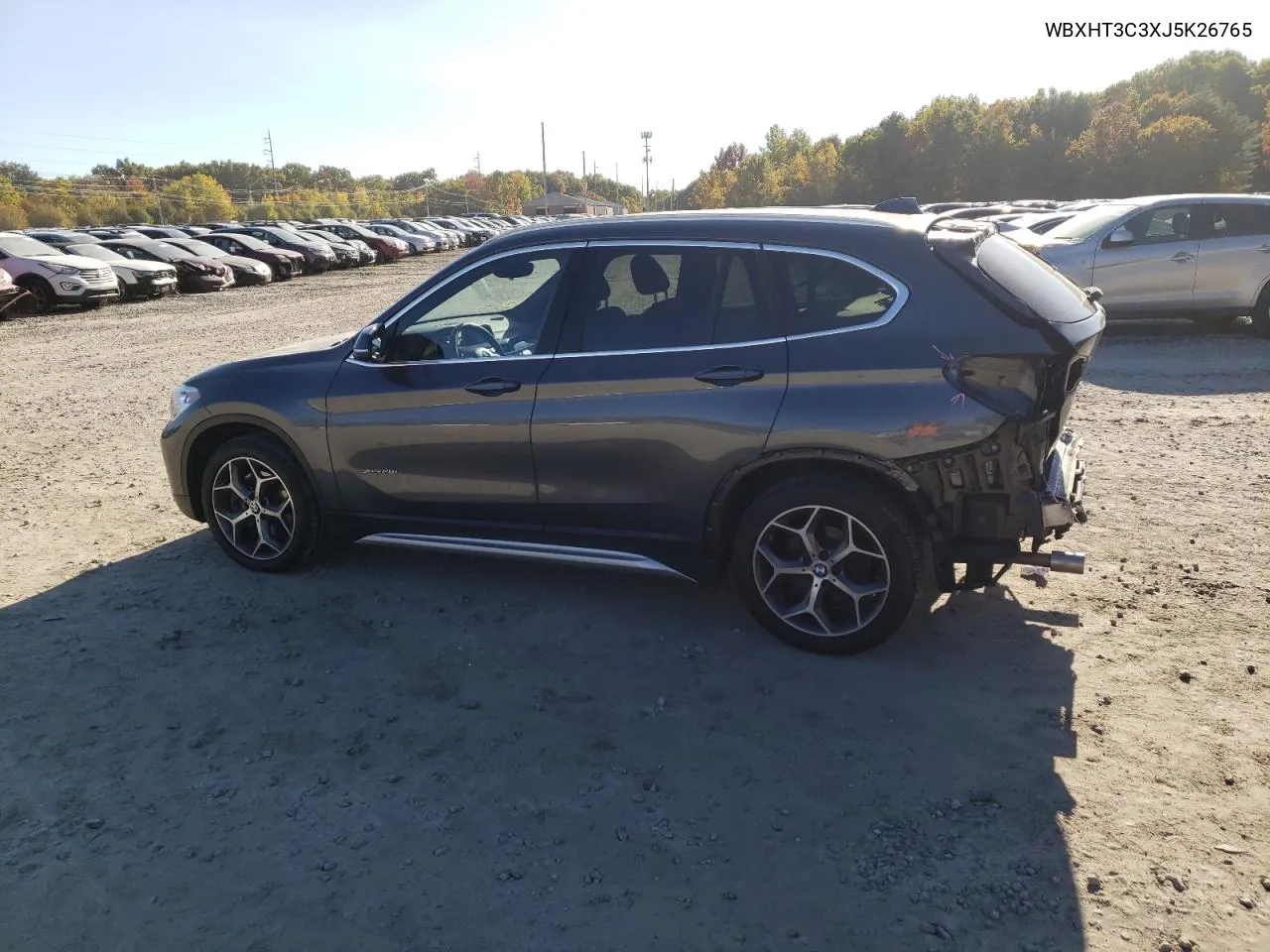 2018 BMW X1 xDrive28I VIN: WBXHT3C3XJ5K26765 Lot: 76766684