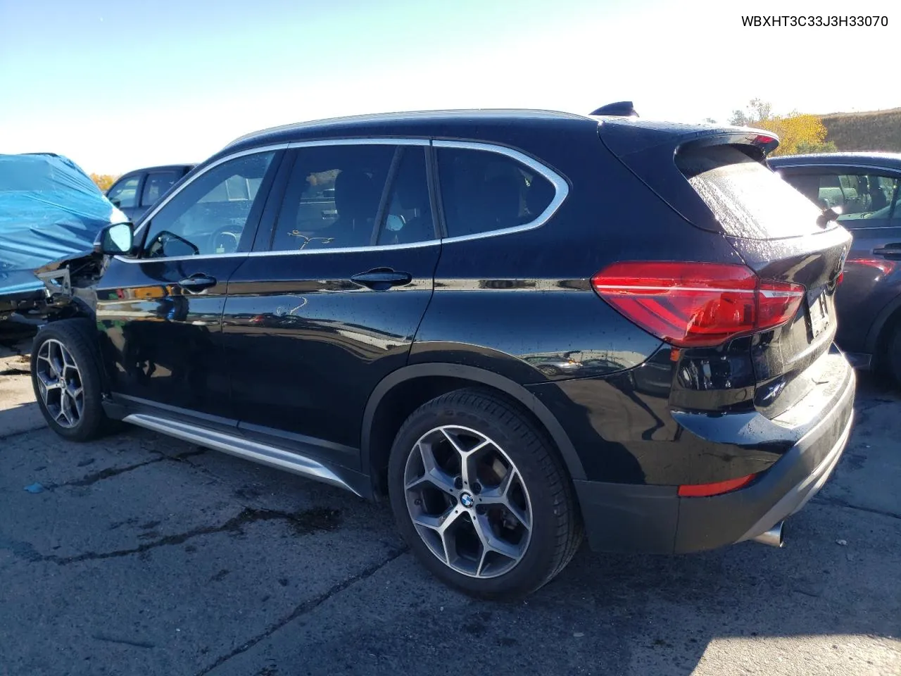 2018 BMW X1 xDrive28I VIN: WBXHT3C33J3H33070 Lot: 77639454