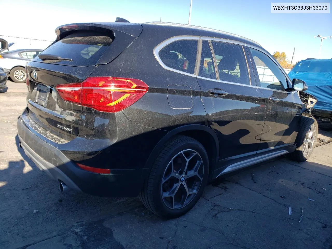 2018 BMW X1 xDrive28I VIN: WBXHT3C33J3H33070 Lot: 77639454