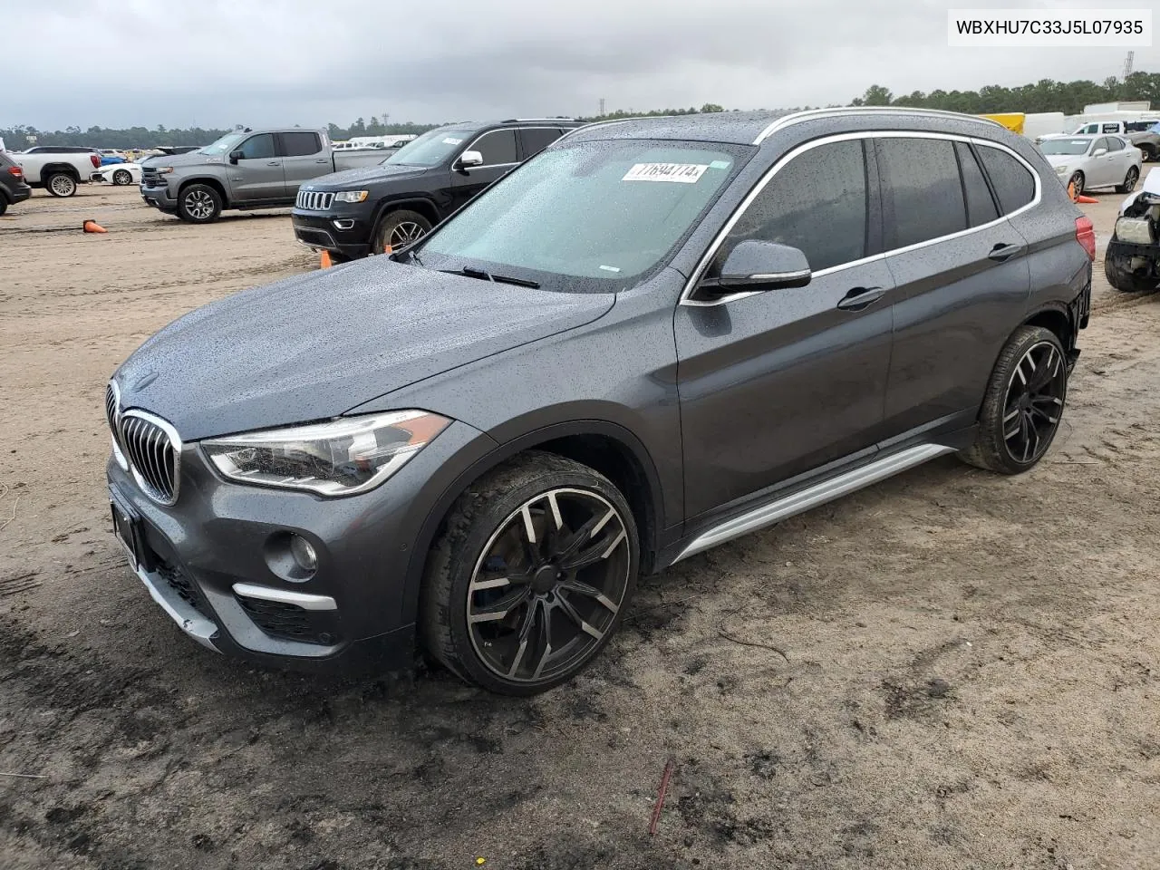 2018 BMW X1 Sdrive28I VIN: WBXHU7C33J5L07935 Lot: 77694774