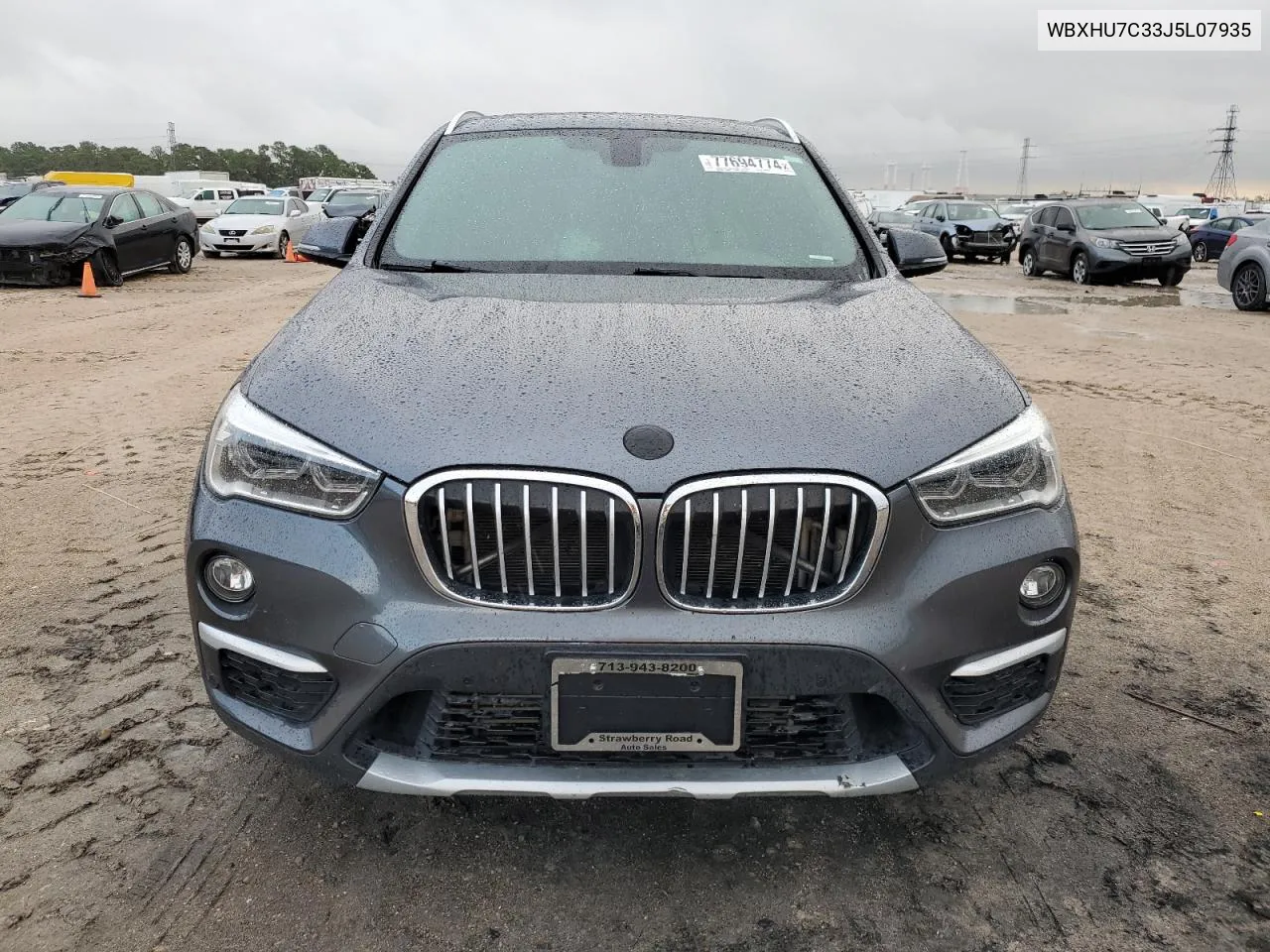 2018 BMW X1 Sdrive28I VIN: WBXHU7C33J5L07935 Lot: 77694774