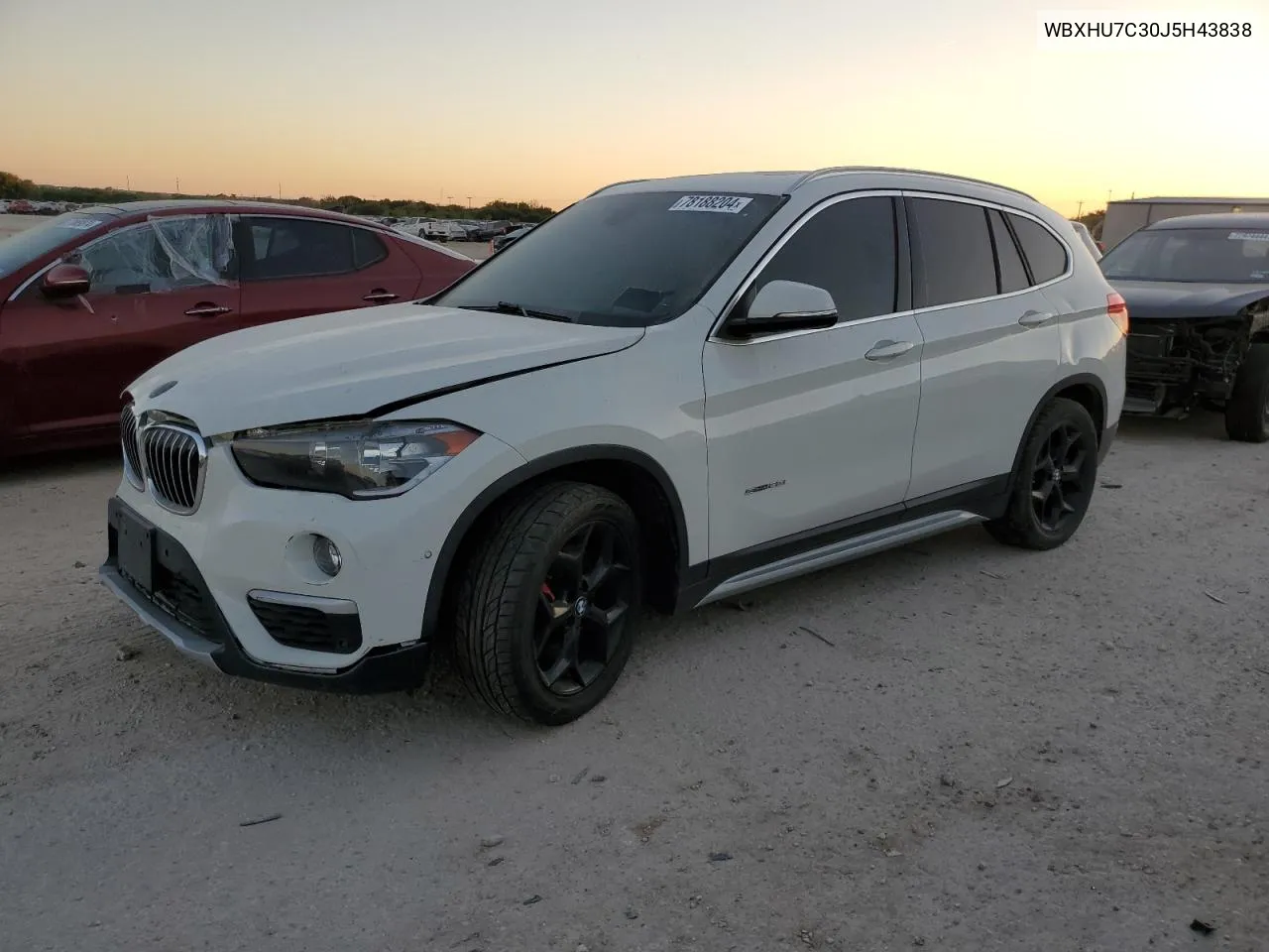 2018 BMW X1 Sdrive28I VIN: WBXHU7C30J5H43838 Lot: 78188204