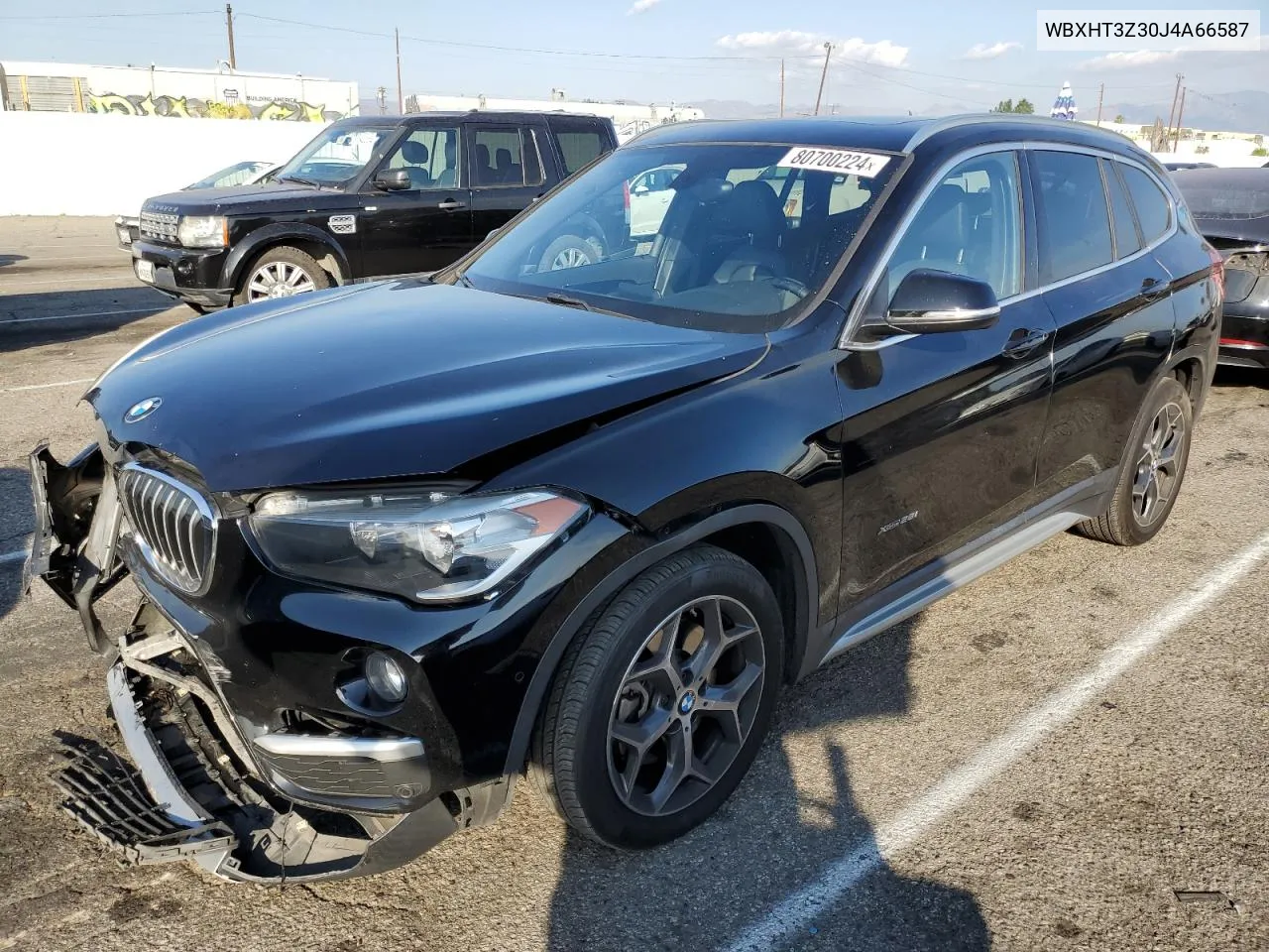 2018 BMW X1 xDrive28I VIN: WBXHT3Z30J4A66587 Lot: 80700224