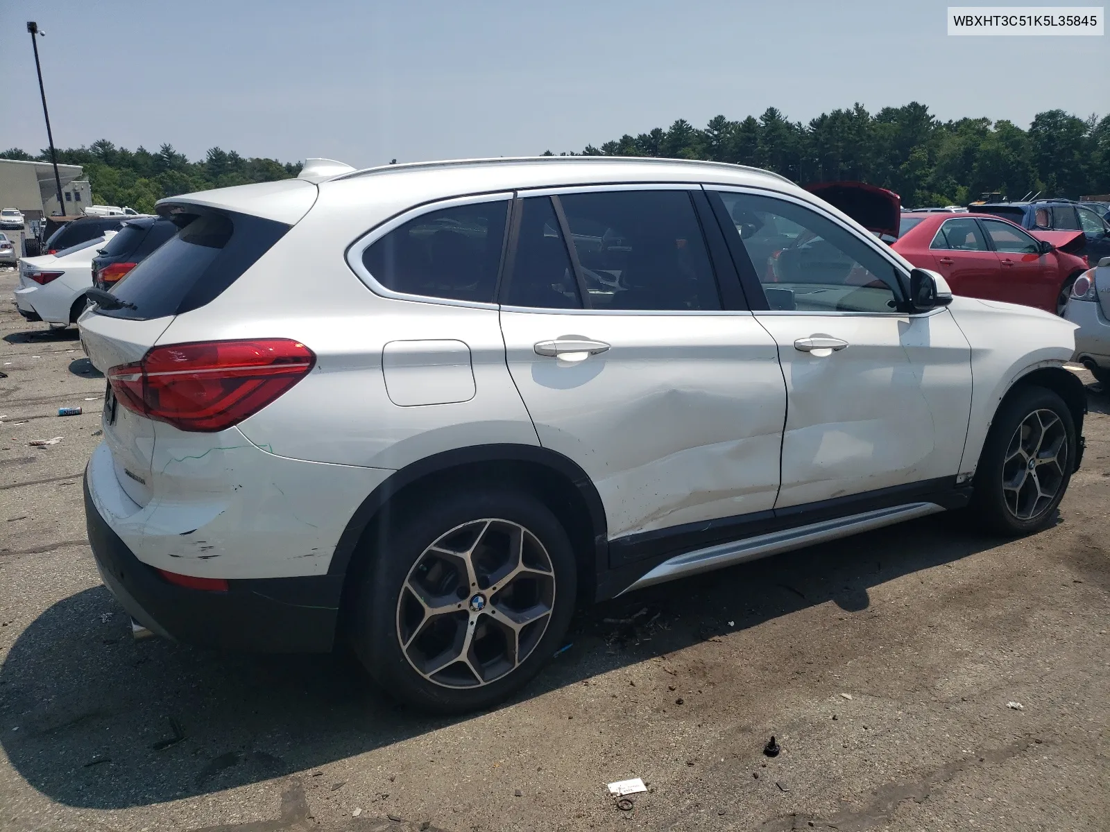 2019 BMW X1 xDrive28I VIN: WBXHT3C51K5L35845 Lot: 59317094