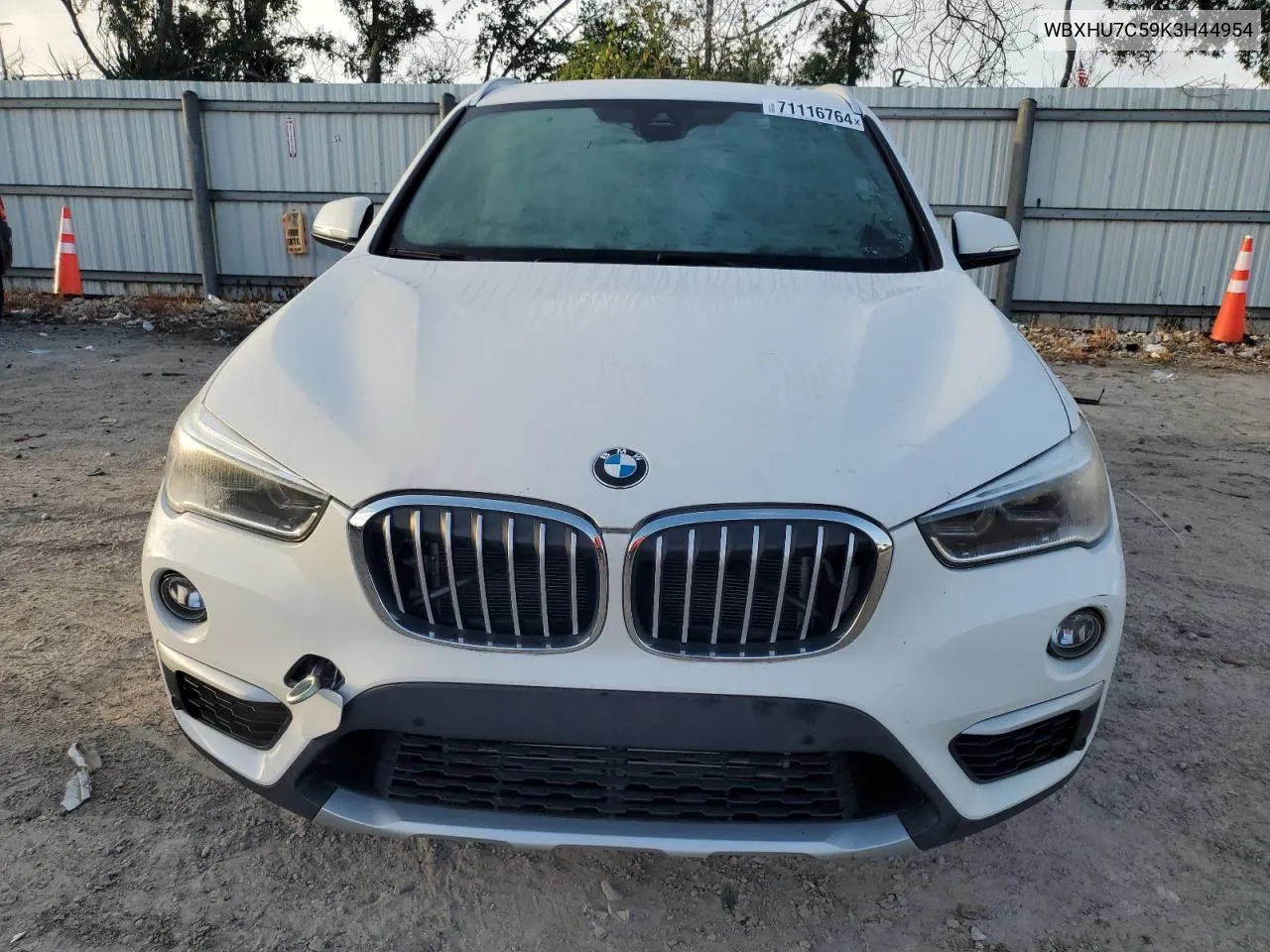 2019 BMW X1 Sdrive28I VIN: WBXHU7C59K3H44954 Lot: 71116764