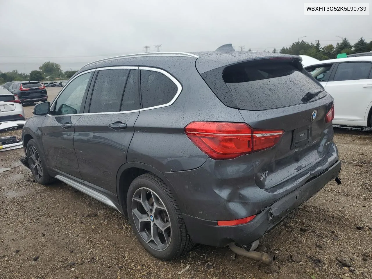 2019 BMW X1 xDrive28I VIN: WBXHT3C52K5L90739 Lot: 72049674