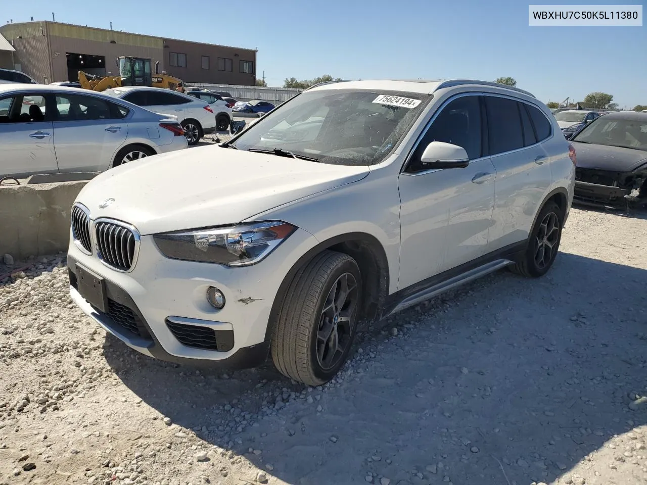 2019 BMW X1 Sdrive28I VIN: WBXHU7C50K5L11380 Lot: 75624194