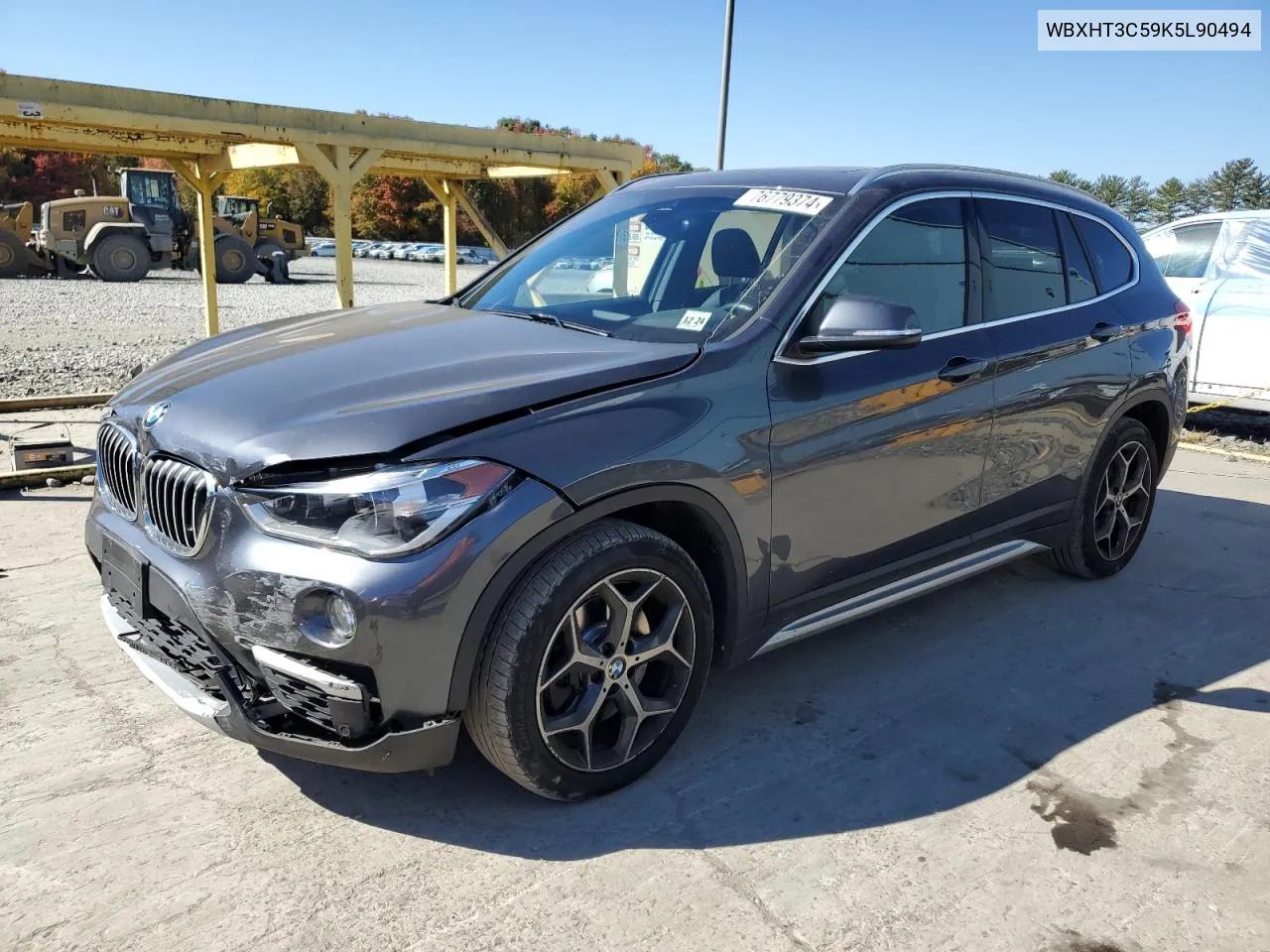 2019 BMW X1 xDrive28I VIN: WBXHT3C59K5L90494 Lot: 76779374